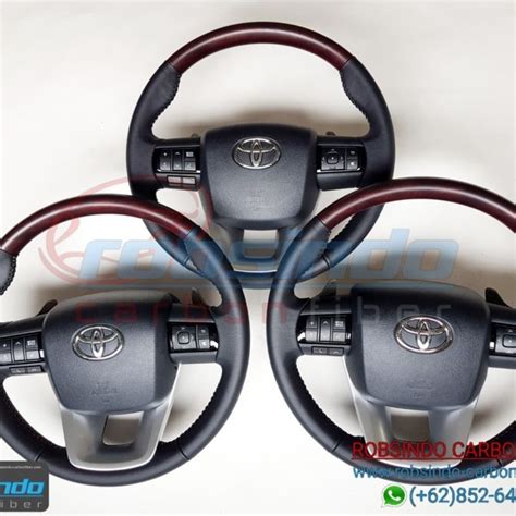 Jual Stir Setir Steering Wheel Wood Panel Hilux Vrz Original Toyota