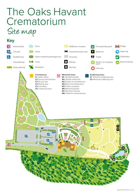 Site Map The Oaks