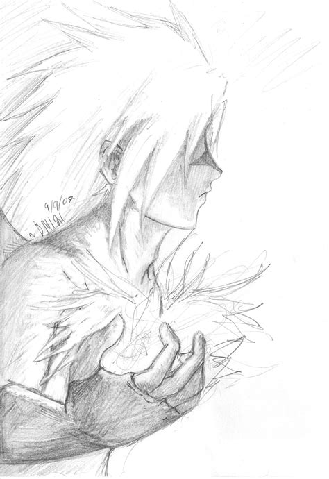 Sasuke Uchiha Curse Mark Drawing