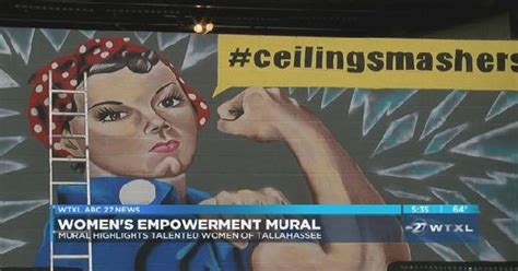 Tallahassee Artist Unveils Iconic Female Figure Mural