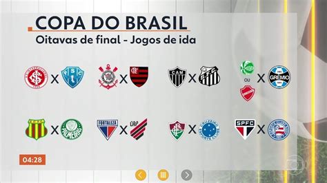 Hora 1 Confira O Sorteio Das Oitavas De Final Da Copa Do Brasil