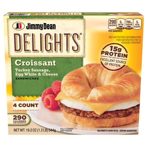 Save on Jimmy Dean Delights Croissant Sandwich Turkey Sausage Egg White ...