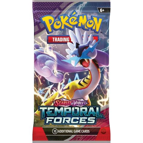 Pokemon Scarlet And Violet Temporal Forces Booster Pack Steel City Collectibles