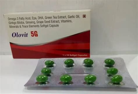 Olovit 5G Softgel Capsules, Packaging Type: Blister, Prescription, | ID ...