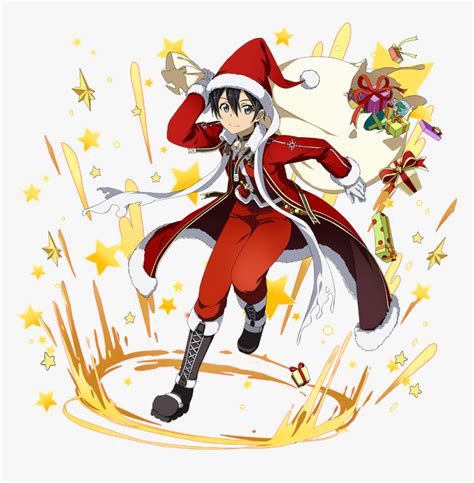 #anime #christmas #kawaii #kirito #freetoedit - Sword Art Online Kirito ...