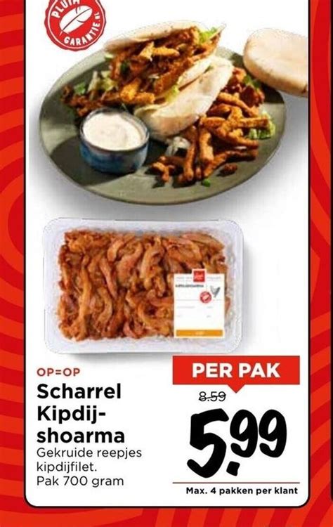 Scharrel Kipdij Shoarma Pak 700 Gram Aanbieding Bij Vomar Voordeelmarkt