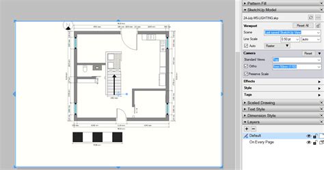 Layout - floor plan - Pro - SketchUp Community