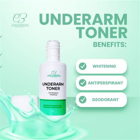 Underarm Whitening Toner Ml Clarity Essentials Lazada Ph