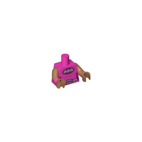 LEGO Dark Pink Power Batgirl Minifig Torso 973 88585 Brick Owl