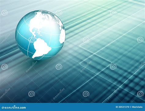 World Map Techno Stock Illustration | CartoonDealer.com #4645894