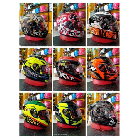 Jual Kyt Rc Motif Helm Kyt Full Face Rc Motif Rc Seven Motif Series