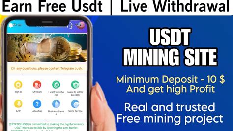 Earn Free Usdt Free Usdt Mining Site Usdt Investment Site Usdt