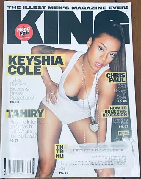 Vintage Hip Hop Bikini Swimsuit Magazine King June Keyshia Cole