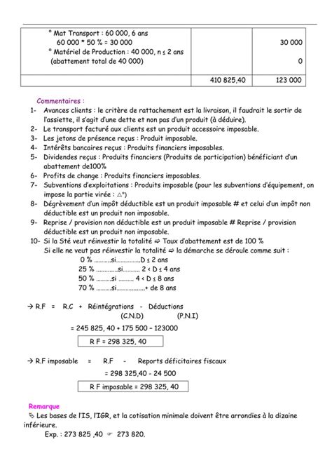 La fiscalité cours is exercices corrigés PDF