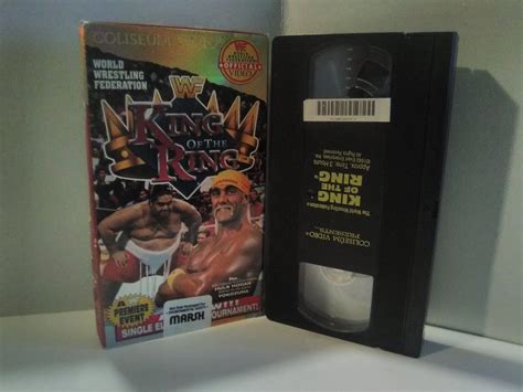 Wwf King Of The Ring Vhs Coliseum Video Wrestling Hulk Hogan Bret