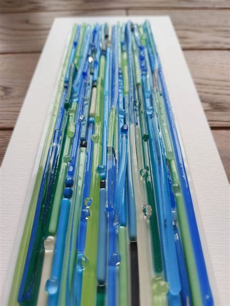 Glass Art, Modern Glass Art, Fused Glass Art, Fused Glass Wall Art, 3d ...