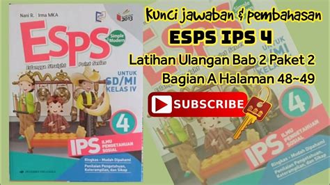 Kunci Jawaban Pembahasan Esps Ips Latihan Ulangan Paket Bab