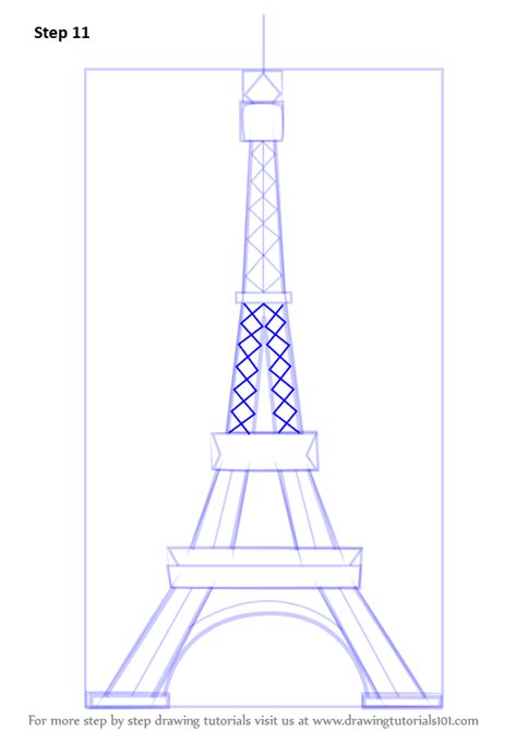 How To Draw The Ifle Tower