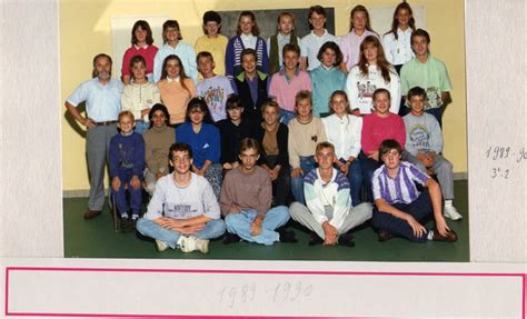 Photo de classe 3ème2 en 1989 90 de 1989 Collège Robespierre Copains