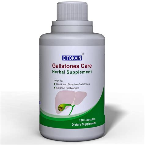 Buy Citokain Gallstones Care Break And Dissolve Gallstones Herbal Supplement [120 Capsules