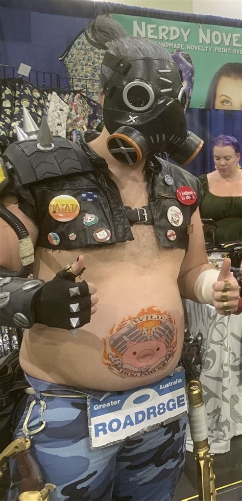 My Roadhog cosplay. : r/RoadhogMains