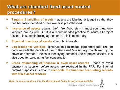 Fixed Assets Management And Control