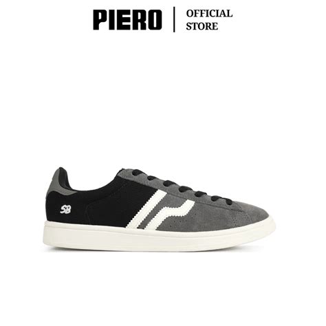 Jual Piero Sepatu Sneakers Pria Mojo Sb Grey Black White Pie