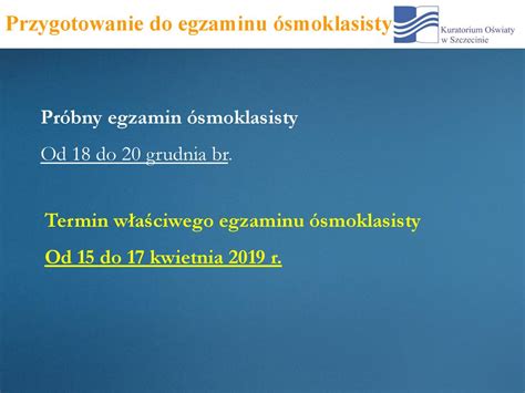 Egzamin Smoklasisty Ppt Pobierz