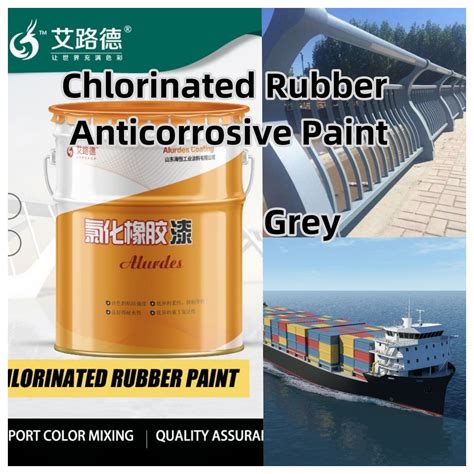 Anticorrosive Chlorinated Rubber Paint Ship Port Bridge Container