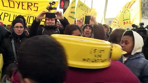 Paris Manifestation Du Dal Contre Le Mal Logement Ajout Vid O