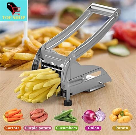 Top Shop Potato Chipper Chip Cutter French Fries Machine Stainless