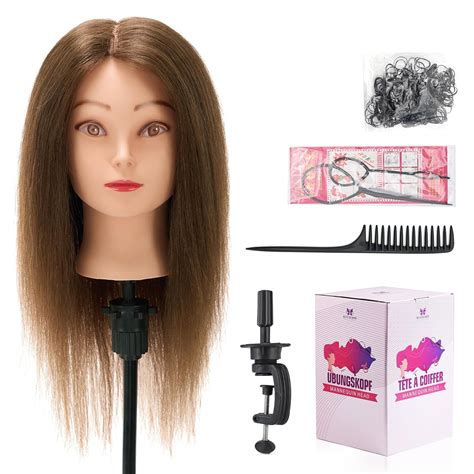 Amazon Mannequin Head Human Hair Inch Mannequin Head With