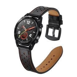 Jual STRAP TALI JAM BAHAN NYLON LEATHER HUAWEI WATCH GT 2 GT2 46MM 22MM