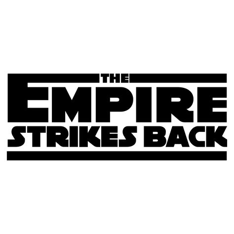 The Empire Strikes Back Logo PNG Transparent & SVG Vector - Freebie Supply