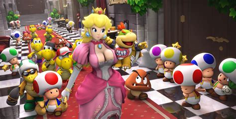 Wallpaper Video Games Render Super Mario Princess Peach Toy | The Best ...