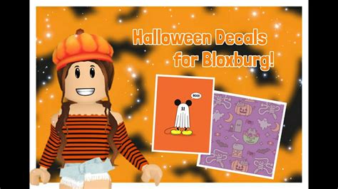 Bloxburg Aesthetic Halloween Decals