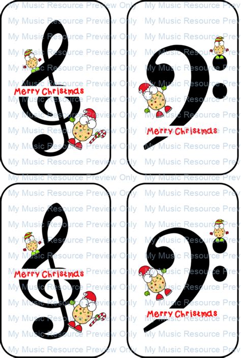 Musical Christmas Cards - My Music Resource