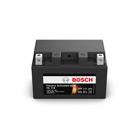 Batterie Moto BOSCH FA114 AGM 12v 8ah 150A YTZ10S TTZ10S 4 TTZ Pour