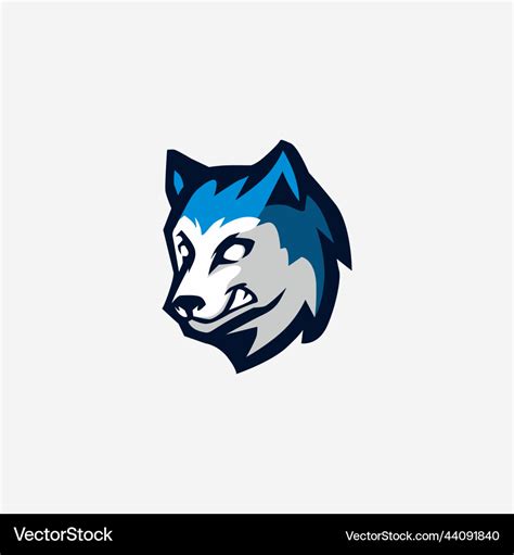 Dog head Royalty Free Vector Image - VectorStock