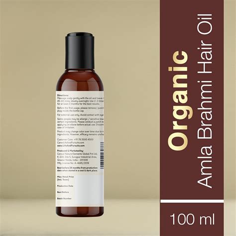 Life And Pursuits Amla Brahmi Hair Oil For Hair Growth 338 Oz Organic And Natural Hair Oil With