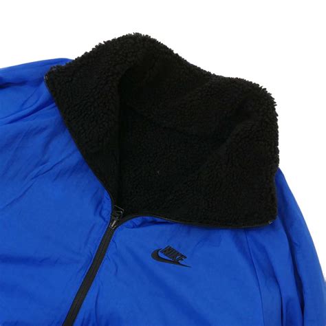 新品 ナイキ Nike Vm Swoosh Full Zip Jacket リバーシブル ボア フリース ジャケット Blackgame Royal Bq6546 009 Big