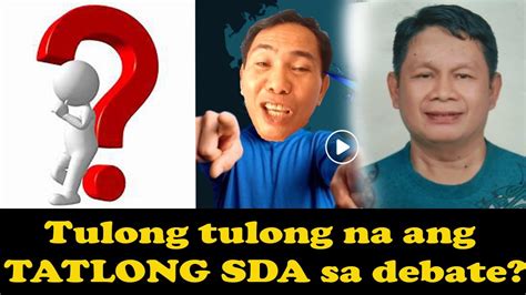 Tulongtulong Na Ang Tatlong Sda Sa Debate Sino Sino Ang Mga Ito Youtube