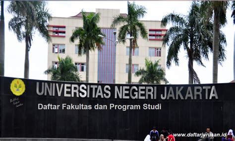 Daftar Fakultas Dan Jurusan Unj Universitas Negeri Jakarta Terbaru