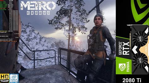 Metro Exodus Extreme Settings Ray Tracing High No Dlss X