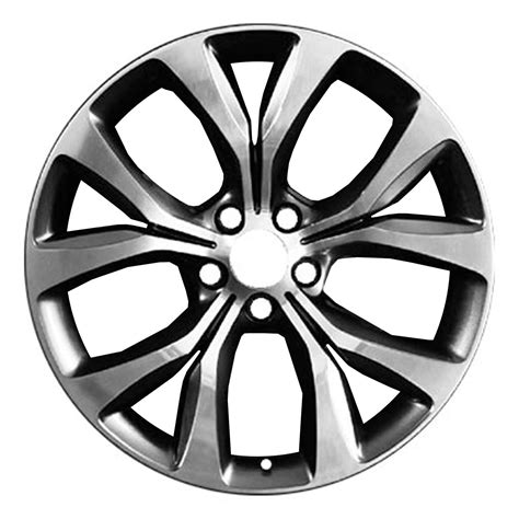 X Reconditioned Oem Aluminum Alloy Wheel Deep Black Smoked