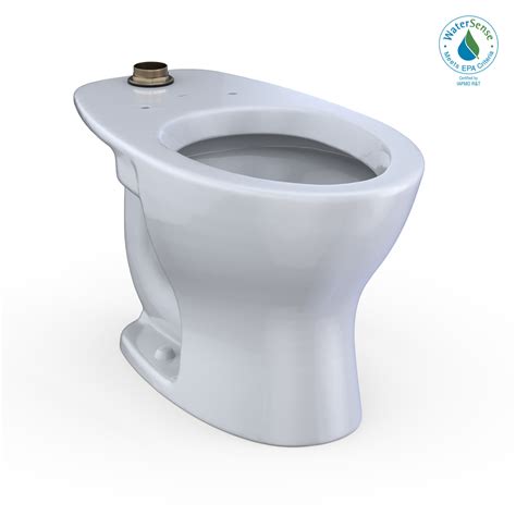 Toto Tornado Flush Commercial Flushometer Floor Mounted Toilet With