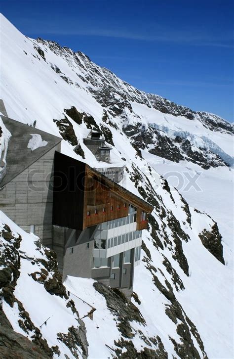 Jungfraujoch (Highest train station in ... | Stock image | Colourbox