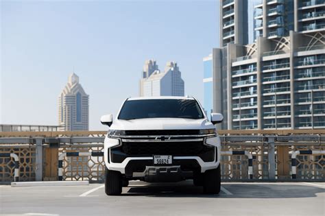 Rent Chevrolet Tahoe (White), 2023 in Dubai - Turboplus