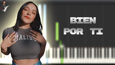 Sofia Castro Bien Por Ti Instrumental Piano Tutorial Partitura