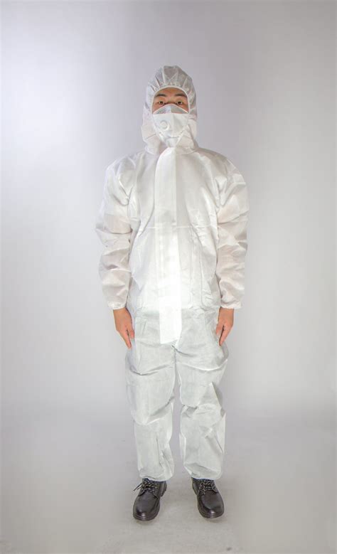 Pp Overalls Coverall Guardwear Oem Pp Pe Reinforced White Waterproof